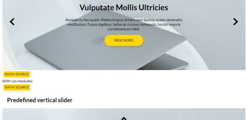React Animated Slider, React 18 + Nextjs Compatible
